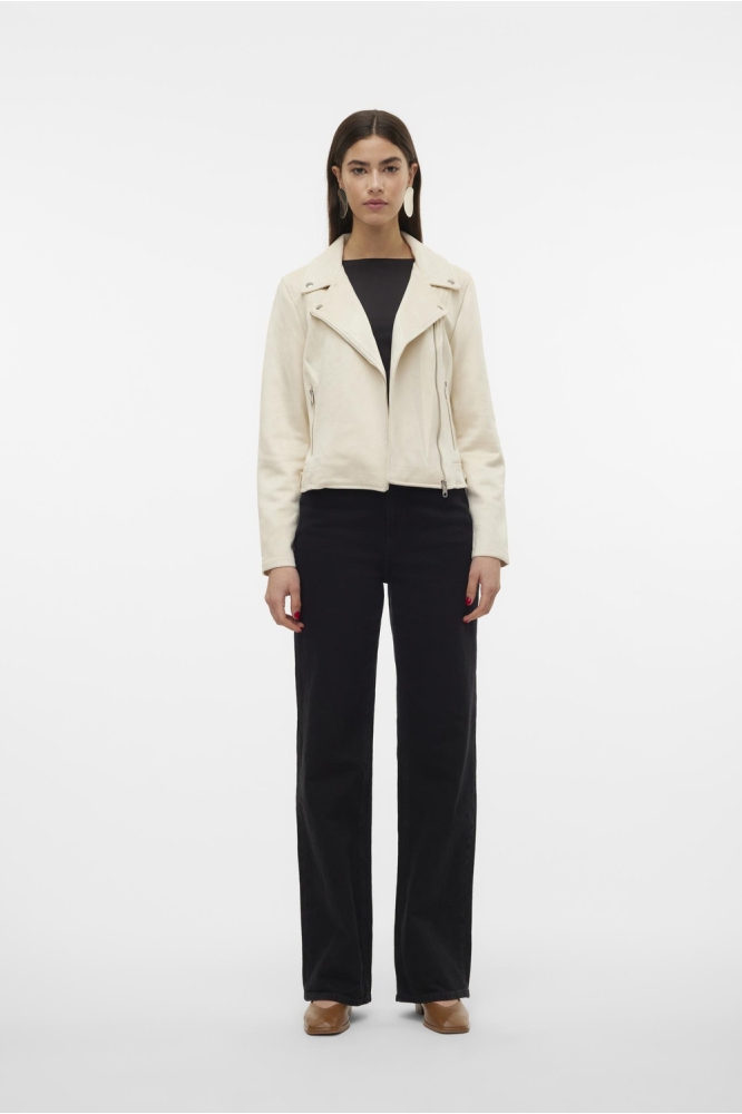 VMJOSE SHORT FAUX SUEDE JACKET GA N 10300938 BIRCH